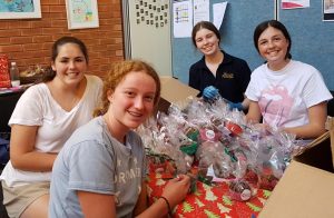 Santa Maria School Volunteers at Chorus Kitchen