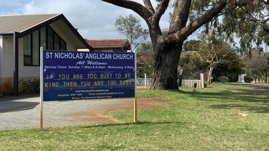 Kindness at work in the community - spotted by Dan on his way back from the podcast studio 