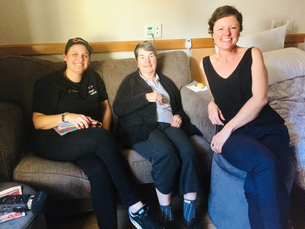 Louise, Blanch and Sarah from the Dementia episode of Chorus Voices