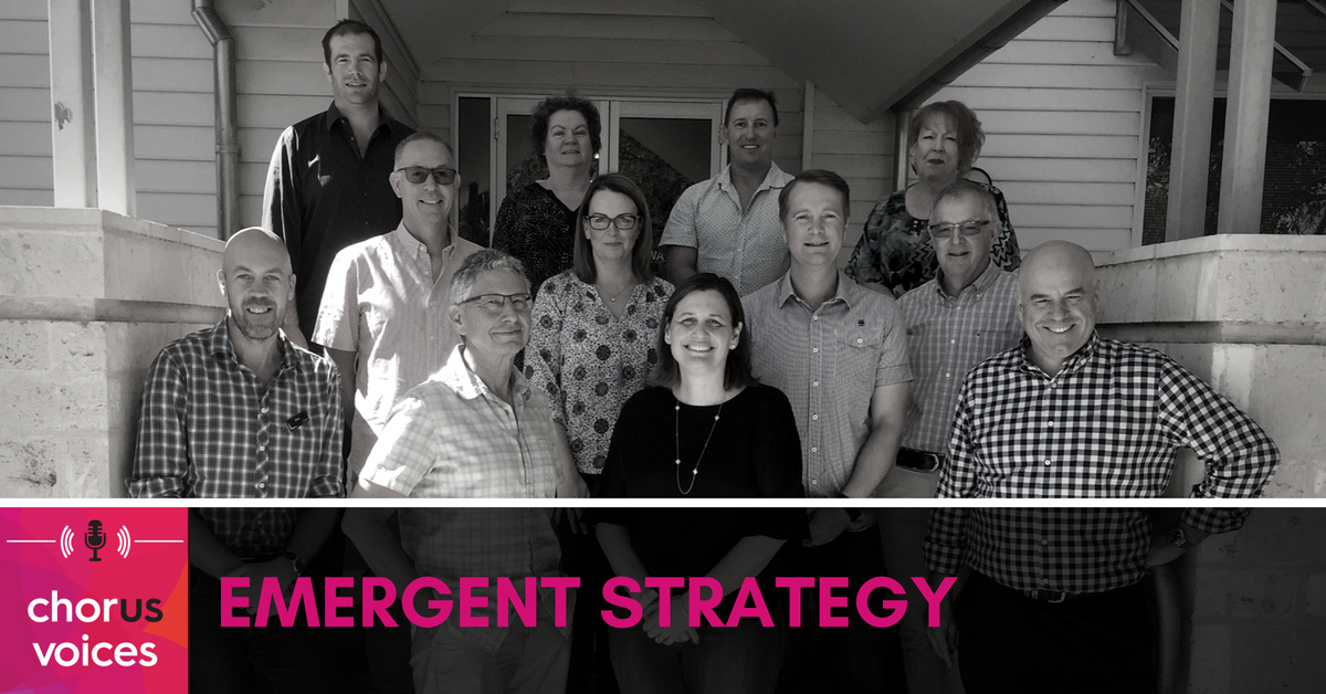 Emergent Strategy with the 2018 board and executive team of Chorus