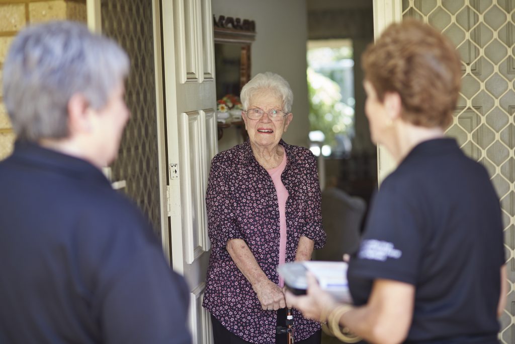 meal delivery to isolated senior