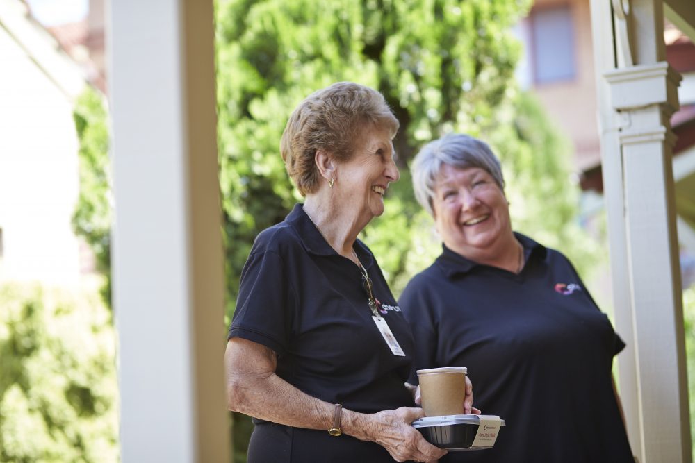 Meals on Wheels volunteers from Chorus Kitchen