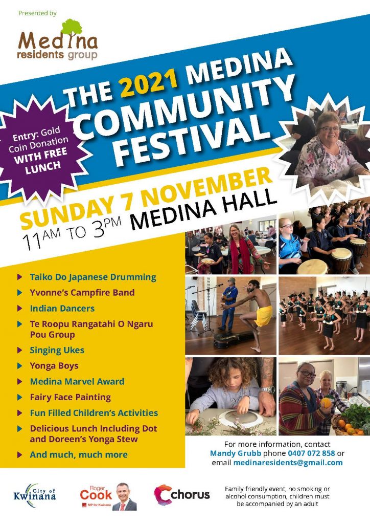 Medina Community Festival 2021 flyer